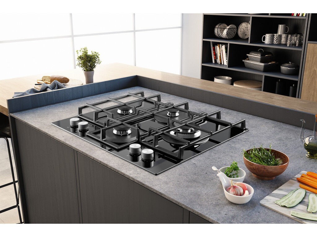 PLACA A G&Aacute;S NATURAL HOTPOINT HAGS 62F/BK PRETO image number 2