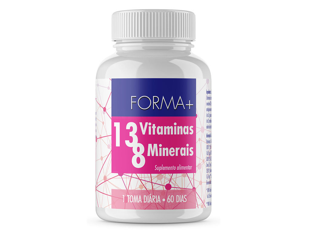 SUPLEMENTO FORMA+ 13 VITAMINAS 8 MINERAIS 60 CAPS image number 0