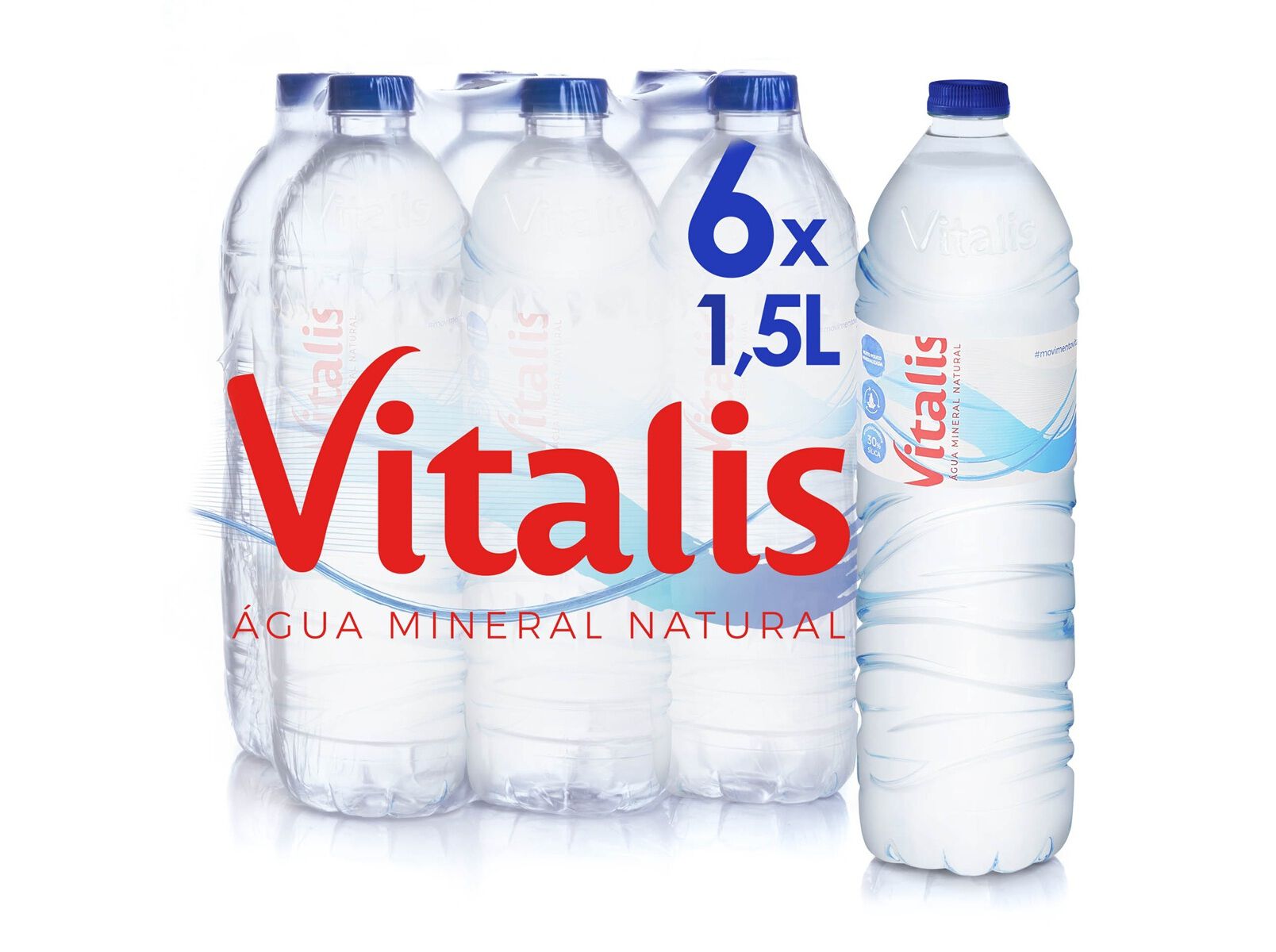 AGUA MINERAL VITALIS PET 6X1.5L (SDR) image number 1