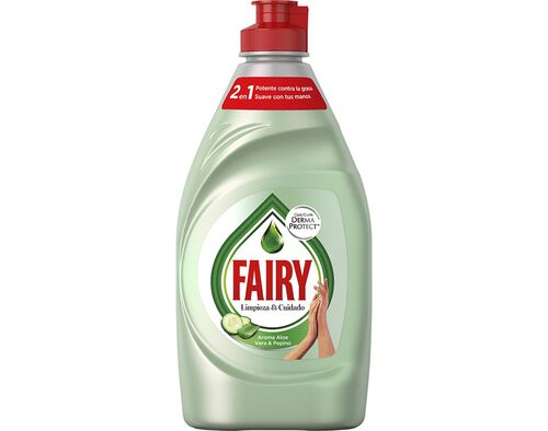 Detergente Manual Loiça Cuidado Mãos Aloé Vera Fairy 340 ml image number 0