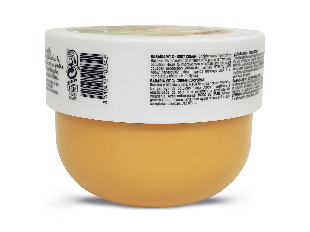 CREME CORPORAL VITAMINA C BABARIA 400 ML. image number 1