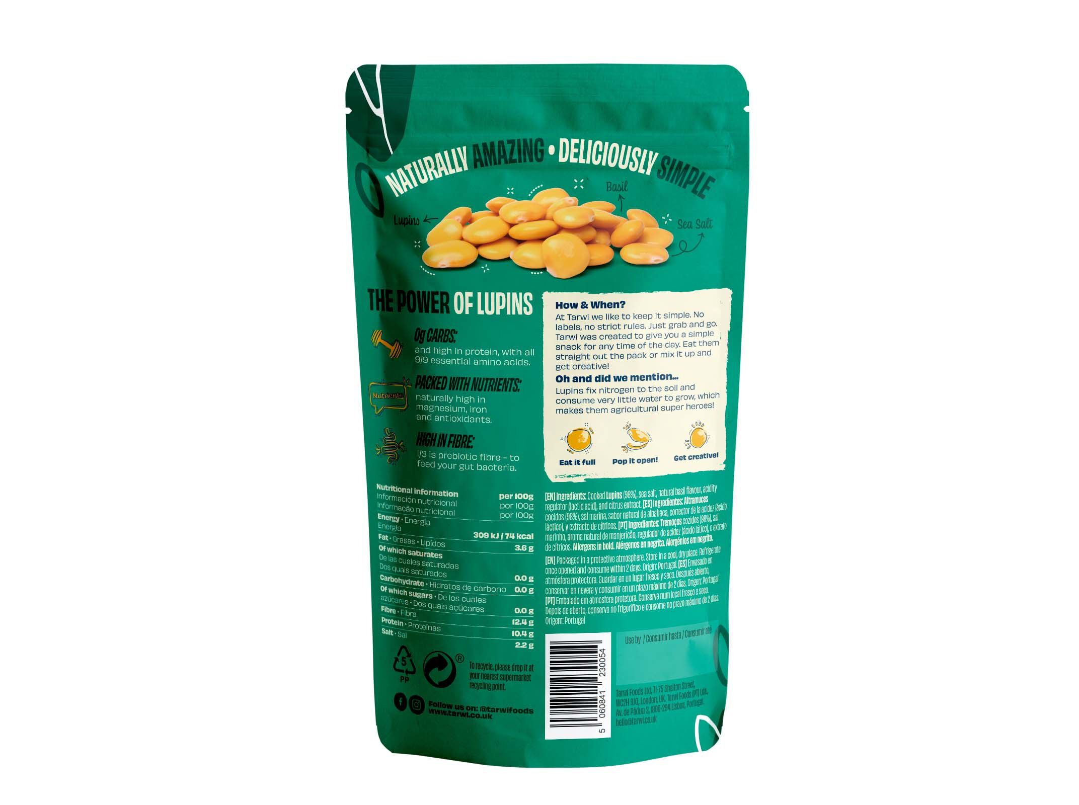 TREMO&Ccedil;OS TARWI MARINADOS COM MANJERIC&Atilde;O 70G image number 1