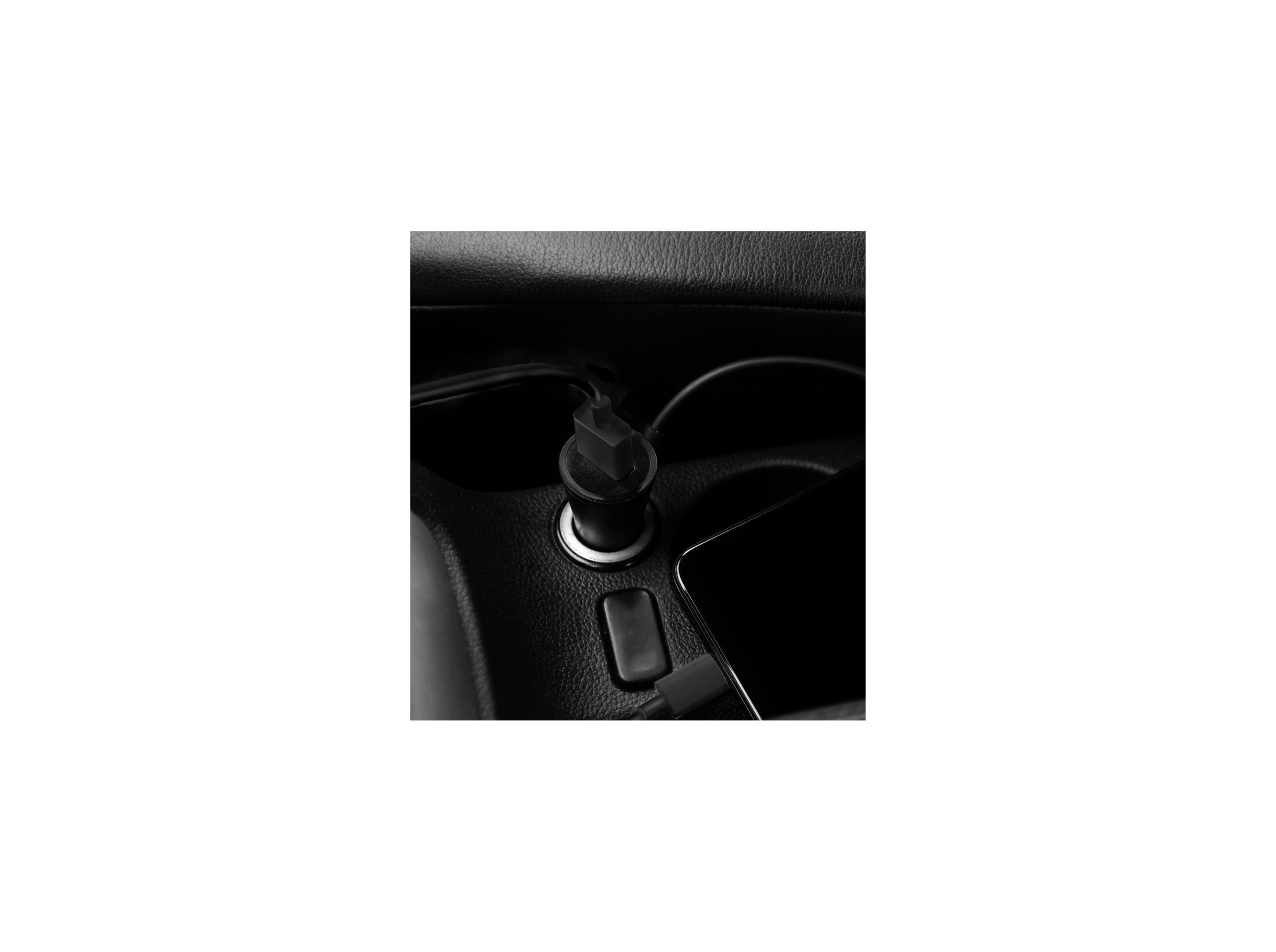 CARREGADOR TELEMOVEL QILIVE 600173829 P/CARRO1 USB 12W+USB image number 2