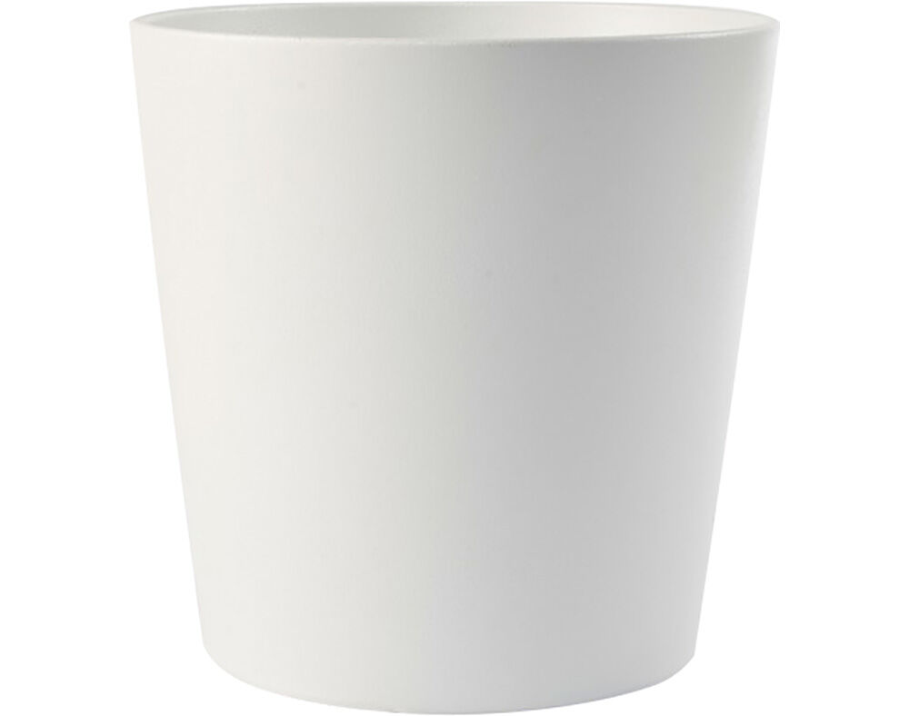 VASO ESTOCOLMO LISO BRANCO &Oslash;12CM