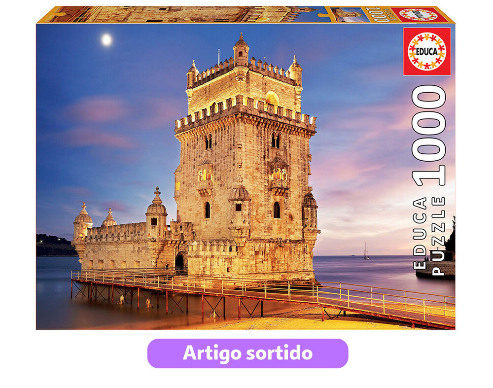 PUZZLES EDUCA 1000 PE&Ccedil;AS MODELOS SORTIDOS image number 1