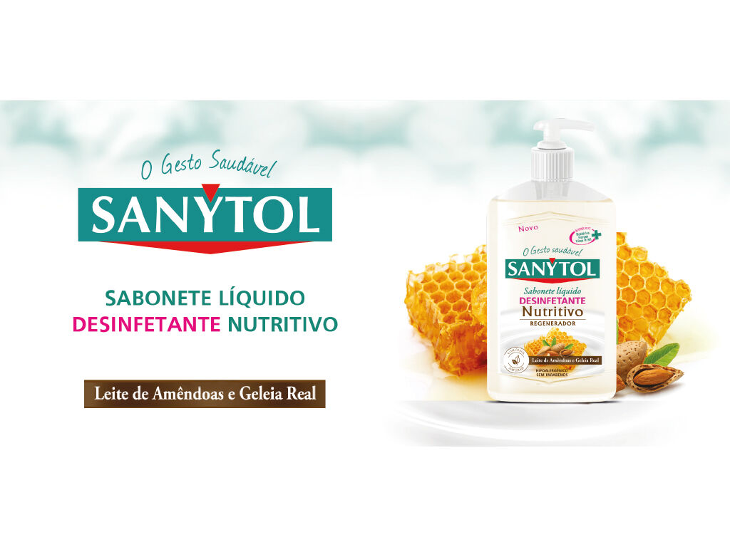 Sabonete L&iacute;quido Desinfetante Nutritivo Sanytol 250ml image number 1