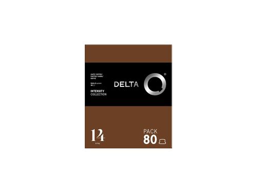 DELTA Q - 80 capsules cafés