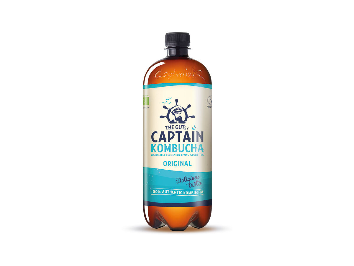 KOMBUCHA THE GUTSY CAPTAIN ORIGINAL BIO 1L (SDR)