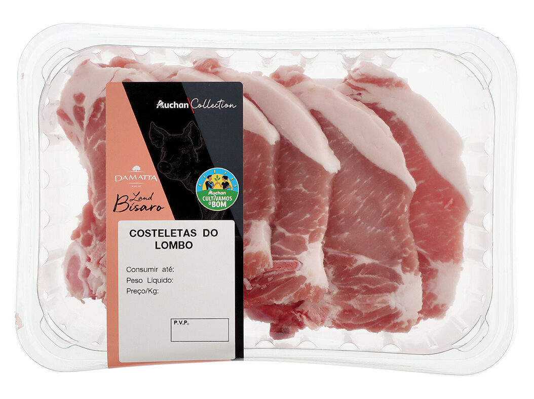 COSTELETAS LOMBO DE PORCO LAND BISARO AUCHAN CULTIVAMOS O BOM KG image number 0