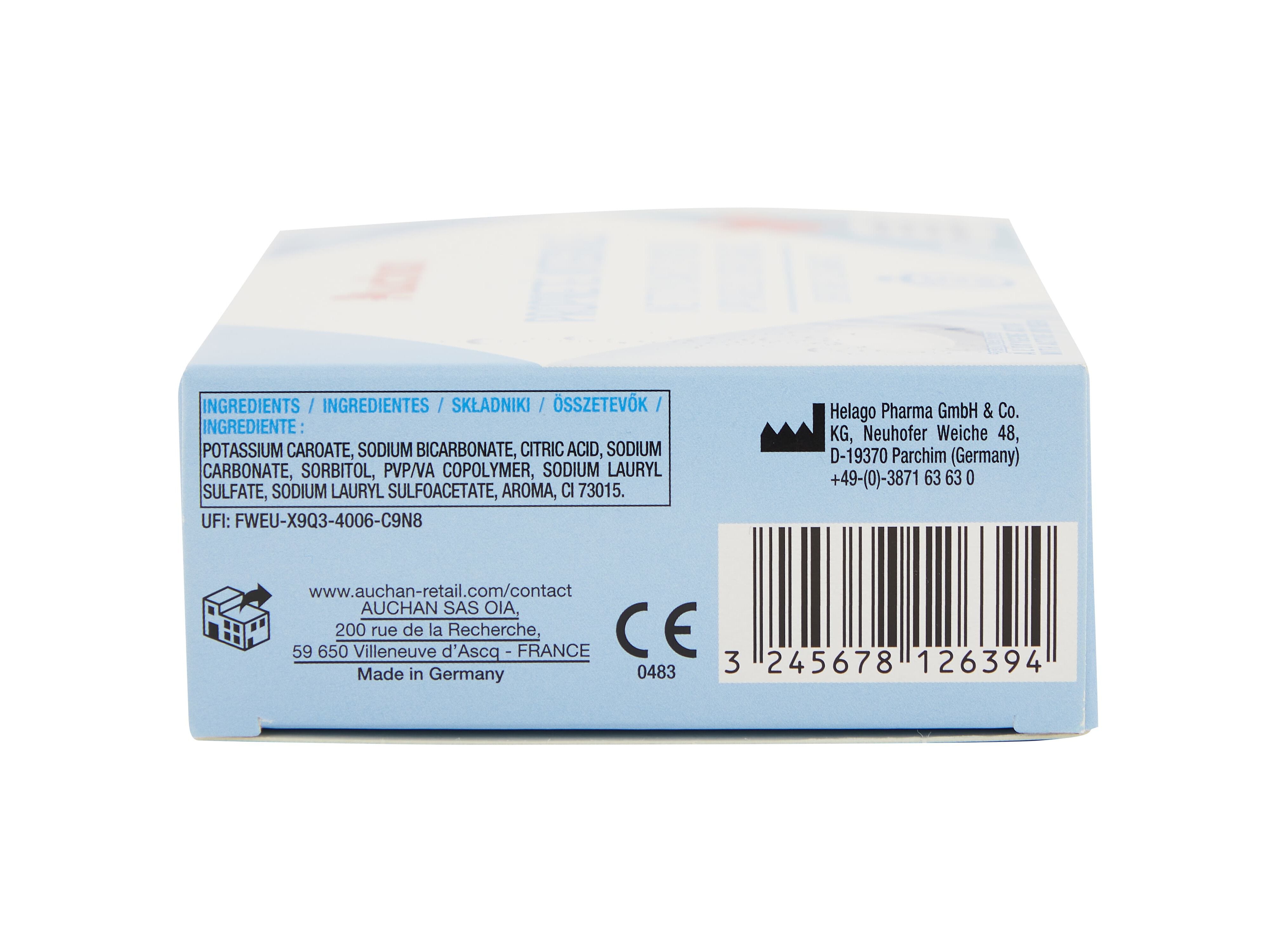 PASTILHAS AUCHAN PR&Oacute;TESES DENT&Aacute;RIA BRANQUEADORA 36UN image number 5