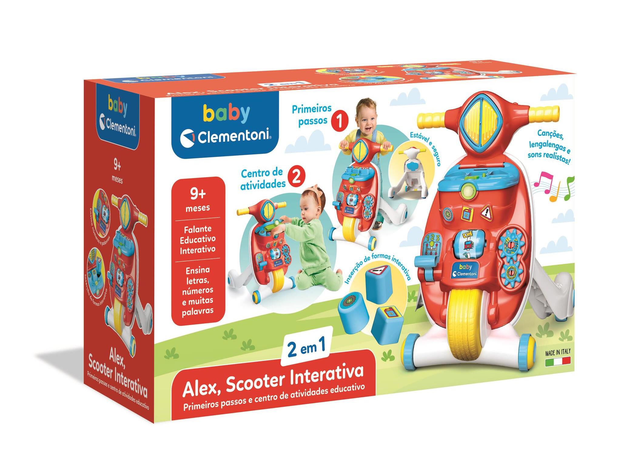 ALEX BABY CLEMENTONI SCOOTER INTERATIVA image number 1