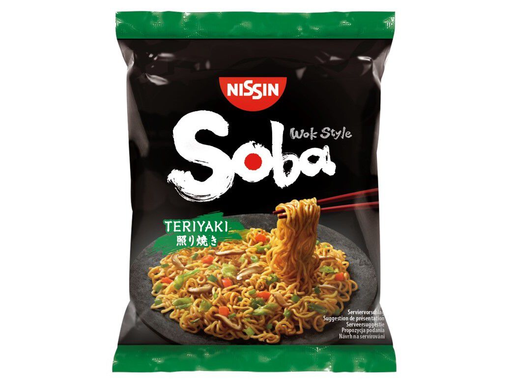 SOBA NISSIN NOODLES TERIYAKI 110G image number 1