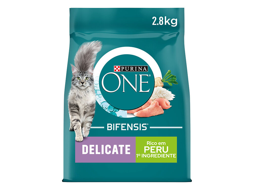 RA&Ccedil;&Atilde;O PARA GATO PURINA ONE DELICATE 2.8KG