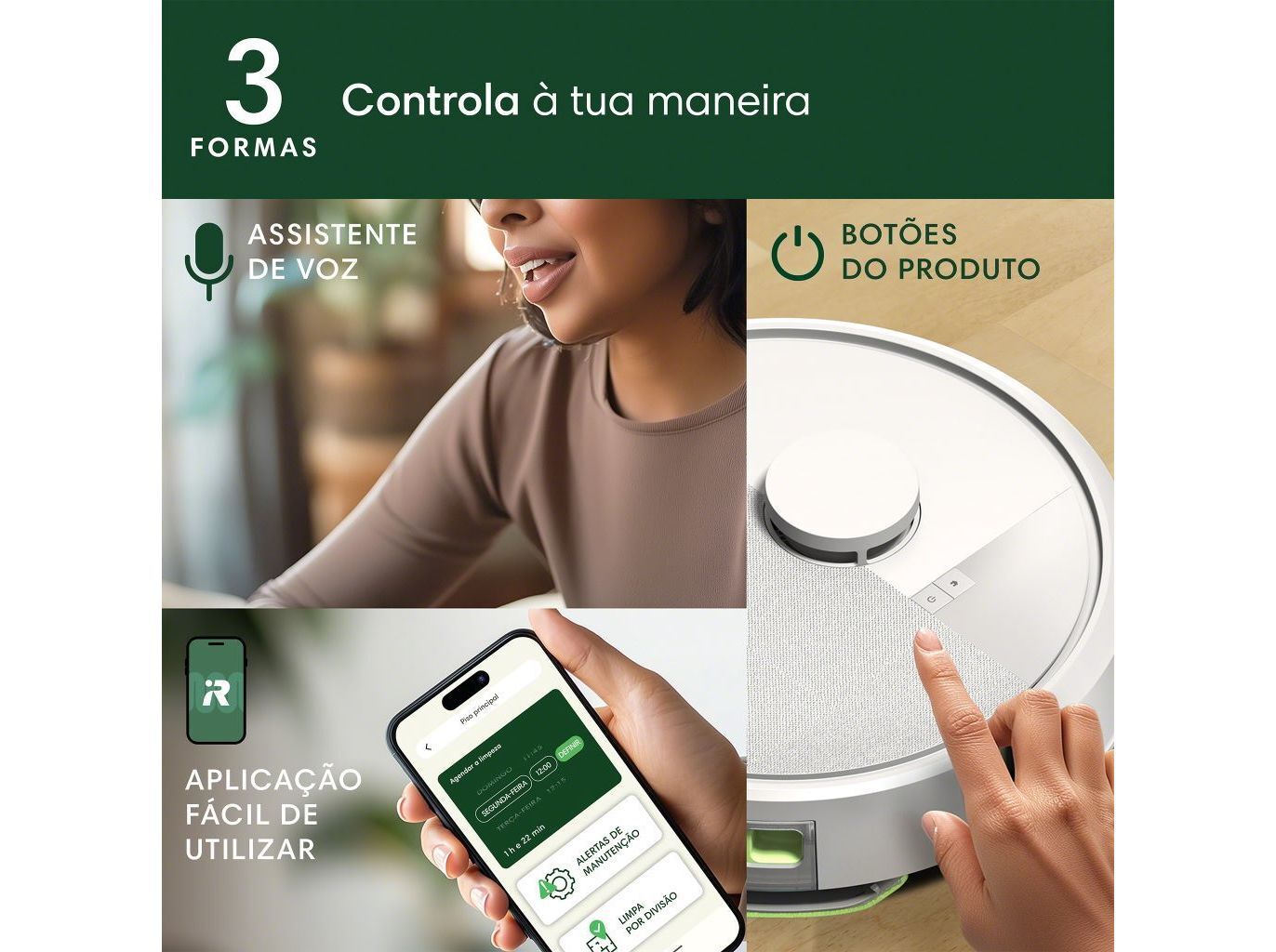 ASPIRADOR ROBOT IROBOT IRY351240 BRANCO 105AE image number 8