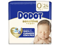 Fraldas Dodot Sensitive T0 1-2.5kg 24 un