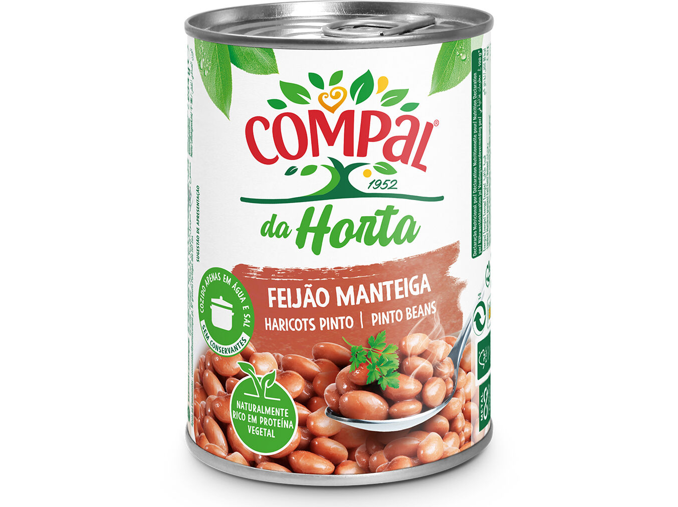 FEIJAO COMPAL DA HORTA MANTEIGA 410G image number 0