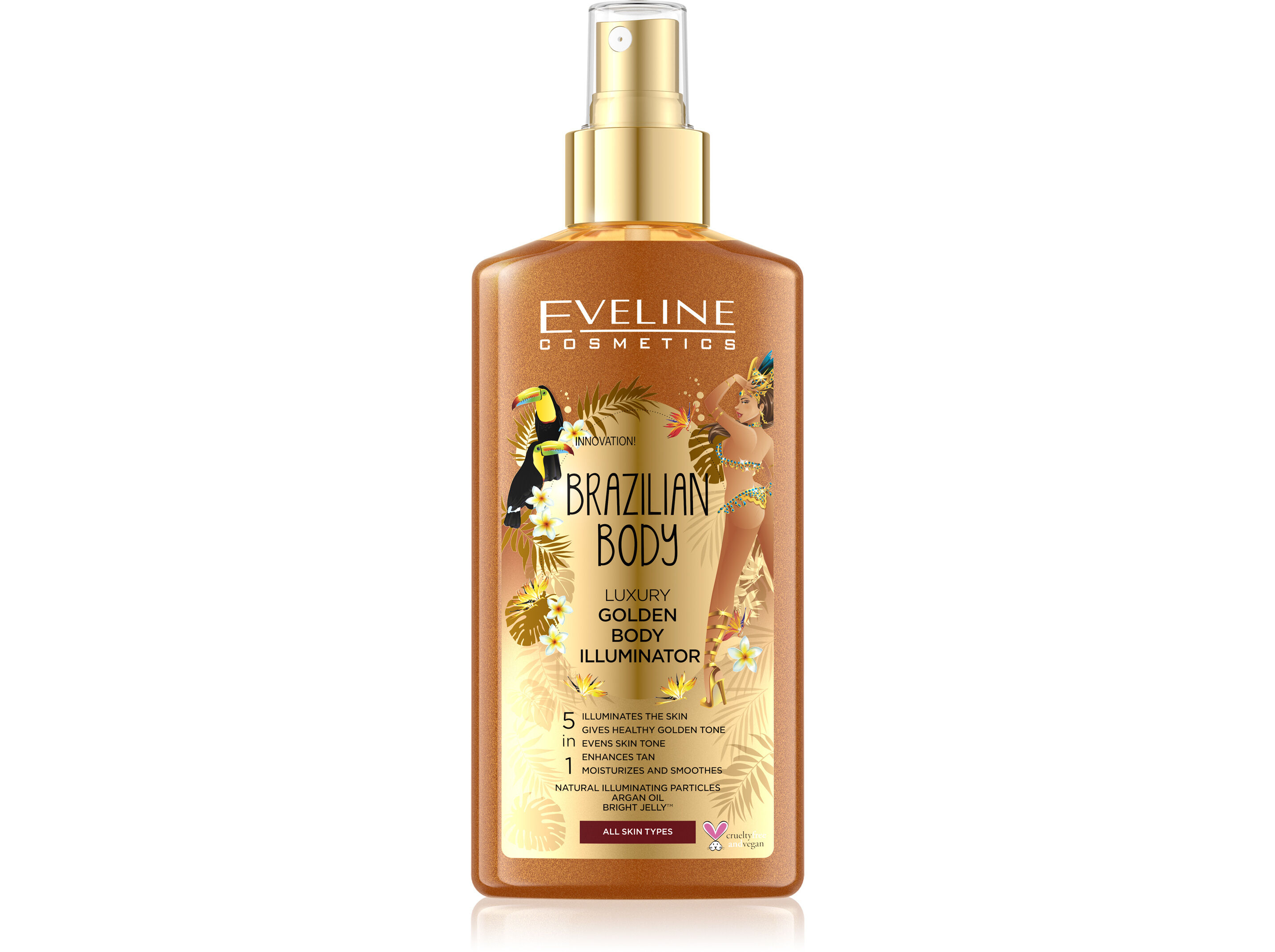 AP&Oacute;S SOL EVELINE BRAZILIAN ILUMINADOR 150 ML