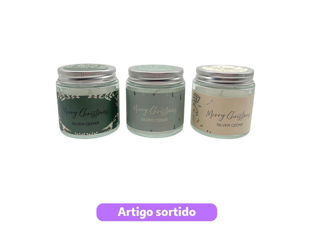 VELA PERFUMADA COM FRASCO ACTUEL CEDRO &Oslash;6X6.5CM MODELOS SORTIDOS image number 0