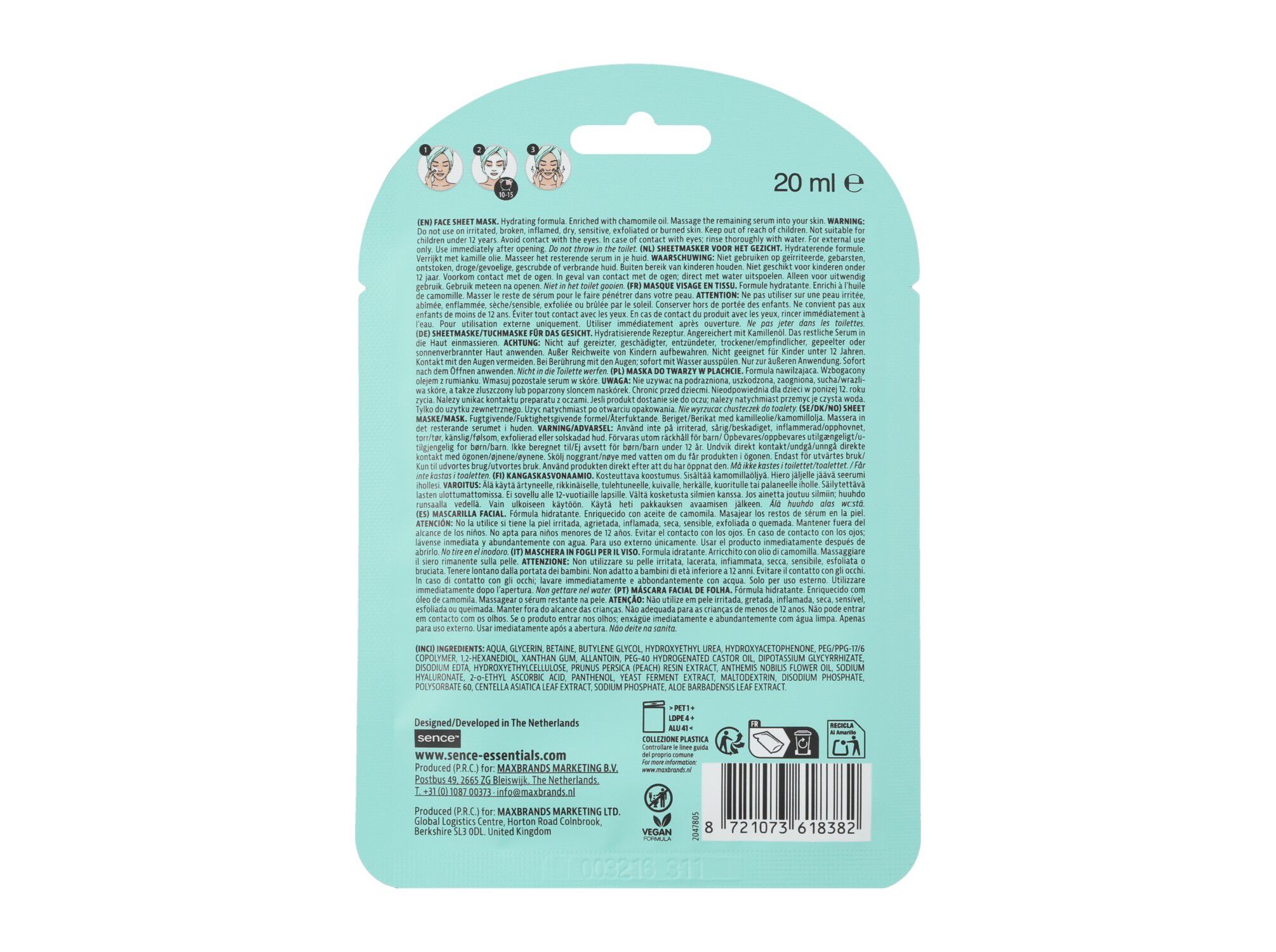 M&Aacute;SCARA FACIAL SENCE COLLECTION OCEAN WHISPER image number 2