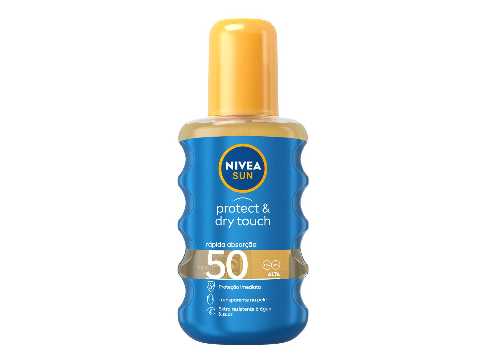 PROTETOR SOLAR SPRAY INVIS&Iacute;VEL FP50 PROTECT & DRY TOUCH NIVEA SUN 200 ML