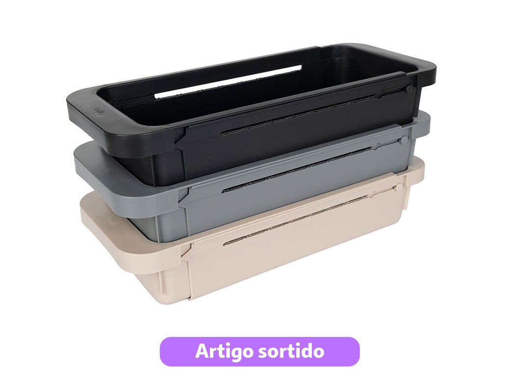 ORGANIZADOR CODIL EXTENS&Iacute;VEL 37.5X15X7.7CM CORES SORTIDAS