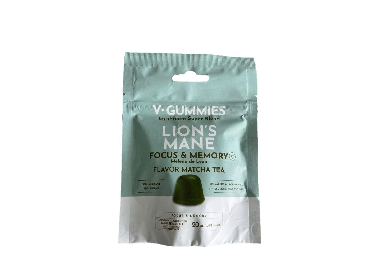 GOMAS FOCUS V-GUMMIES COGUMELOS 20 GOMAS image number 0