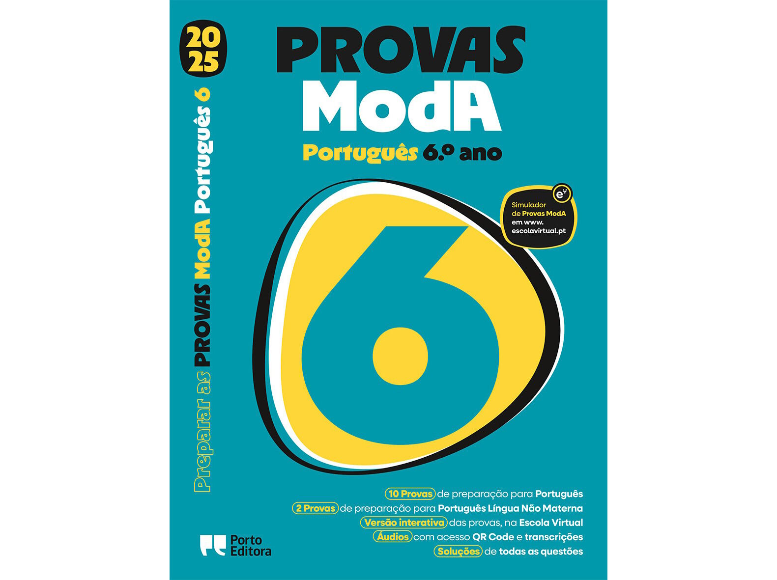 LIVRO PREPARAR AS PROVAS MODA 2025 - PORTUGU&Ecirc;S - 6.&ordm; ANO image number 0