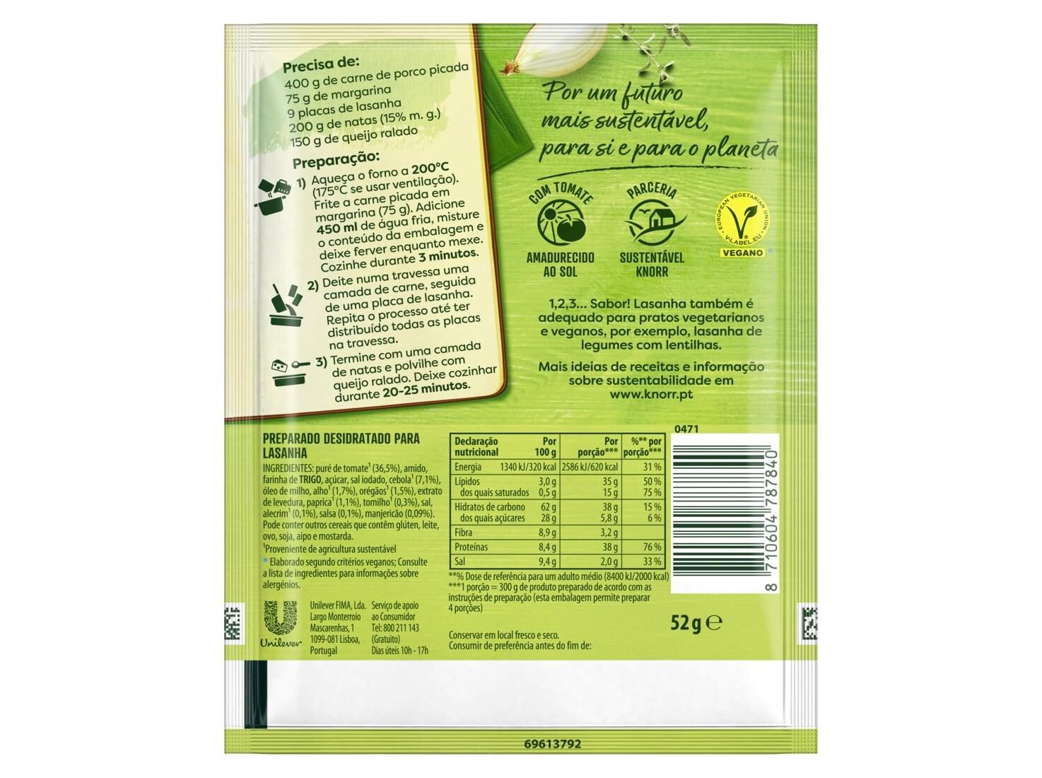 TEMPEROS KNORR 123 LASANHA 52G image number 2