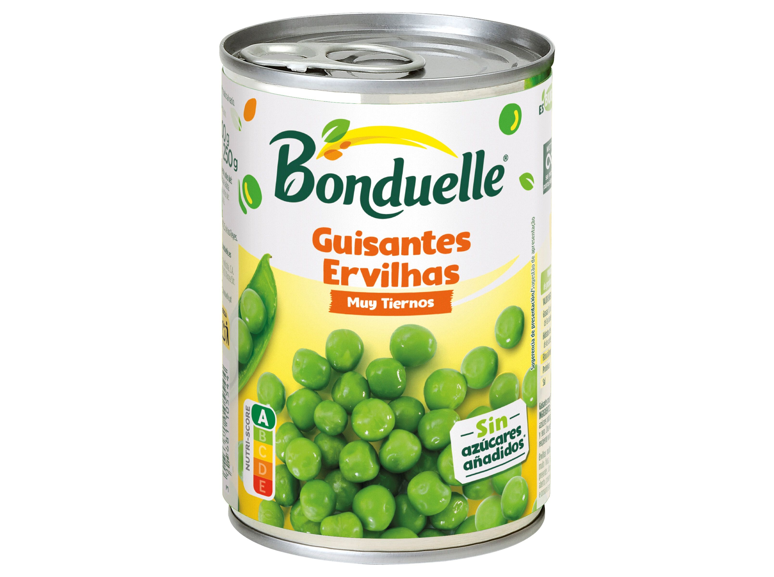 ERVILHAS BONDUELLE SEM ADI&Ccedil;&Atilde;O DE A&Ccedil;UCAR 400(250)G image number 0