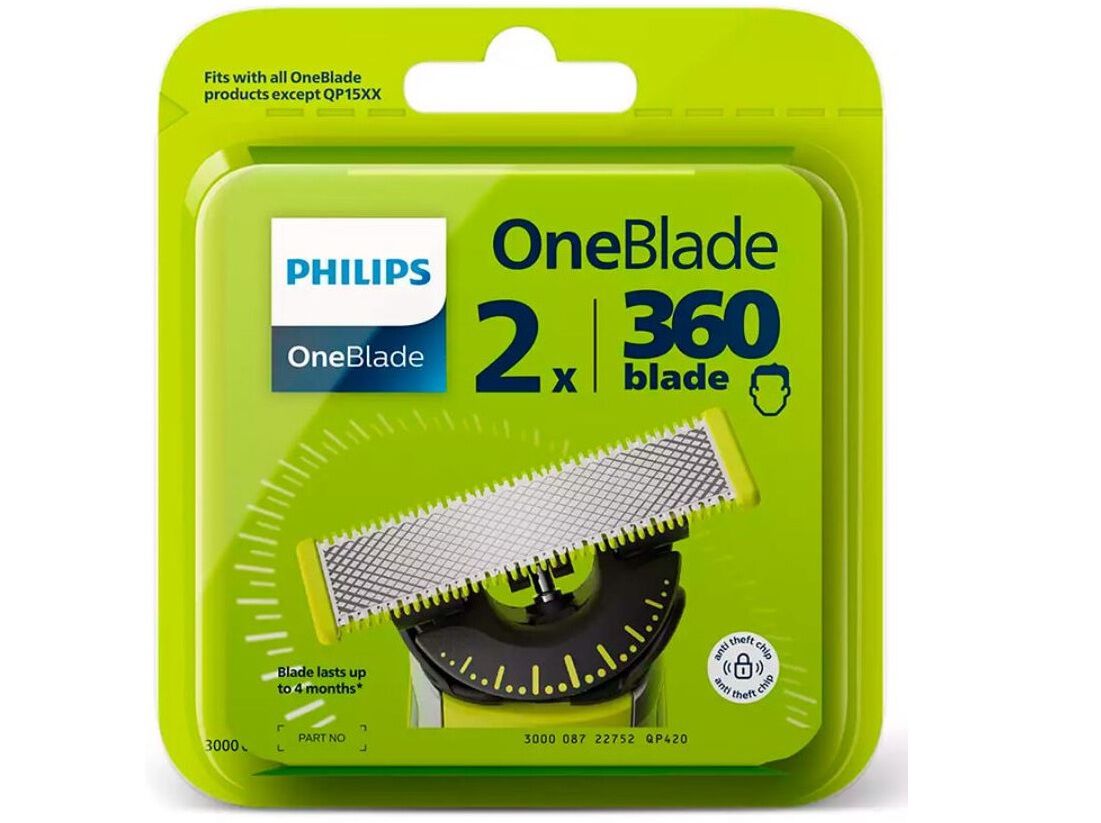 RECARGAS PARA M&Aacute;QUINA DE BARBEAR PHILIPS ONEBLADE QP420/50 image number 0