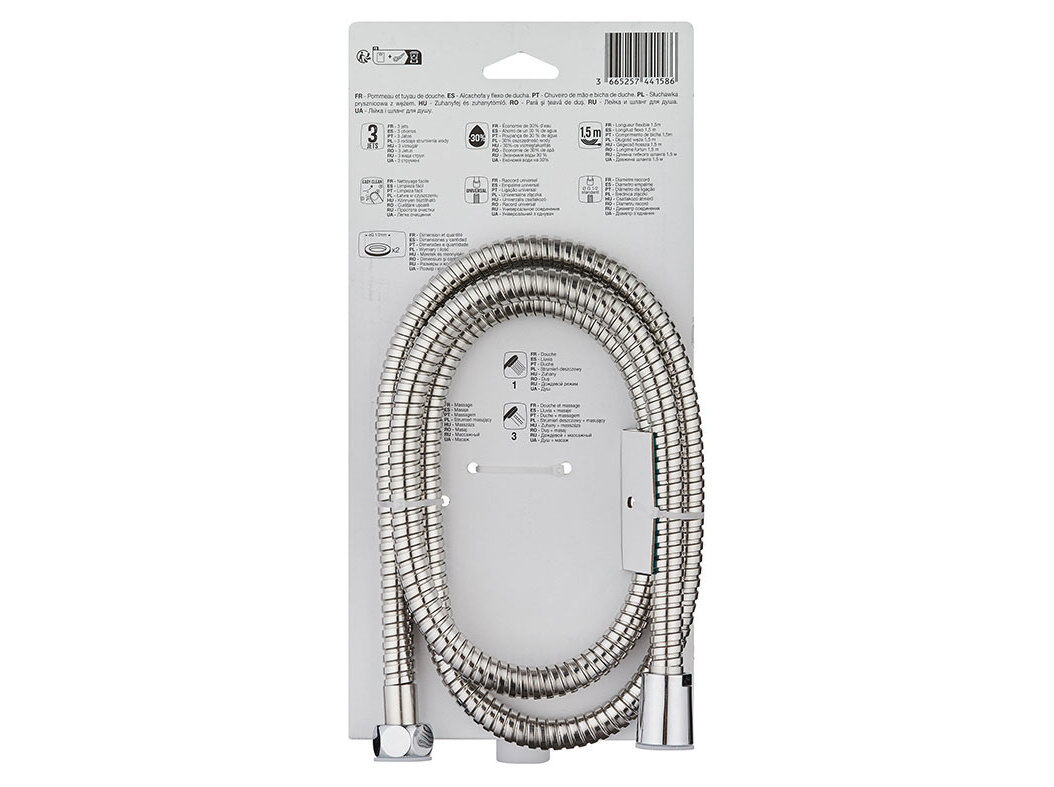 CONJUNTO CHUVEIRO AUCHAN BRANCO ECO 3 FUN&Ccedil;&Otilde;ES image number 1