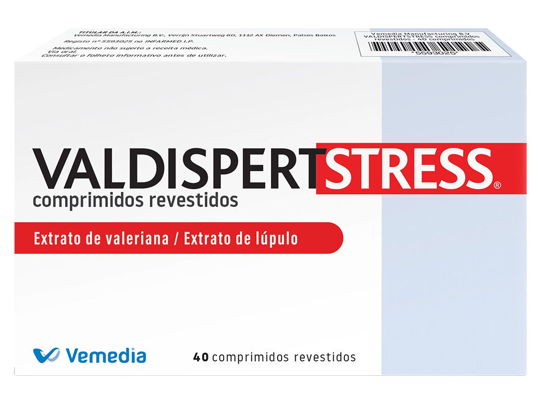 COMPRIMIDOS VALDISPERT STRESS 200MG+68MG 40UN