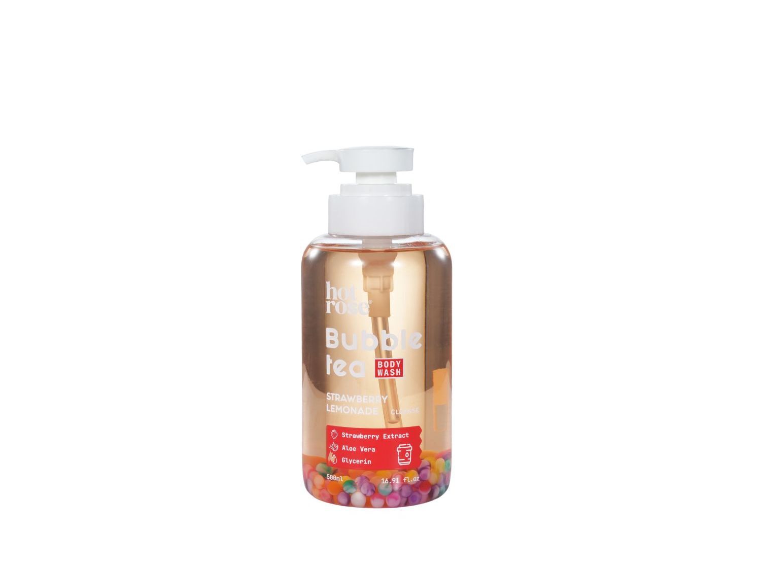 GEL DE BANHO HOT ROSE LIMONADA MORANGO 500 ML image number 0