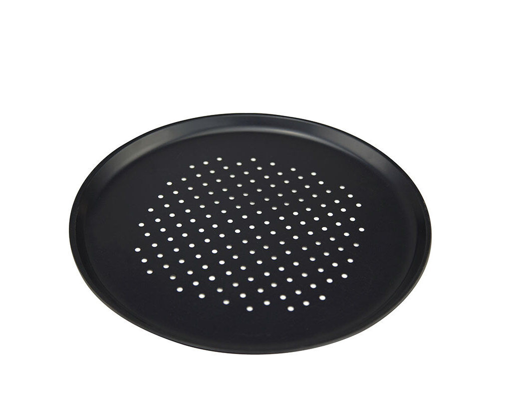 FORMA PARA PIZZA ACTUEL A&Ccedil;O PRETO 32CM