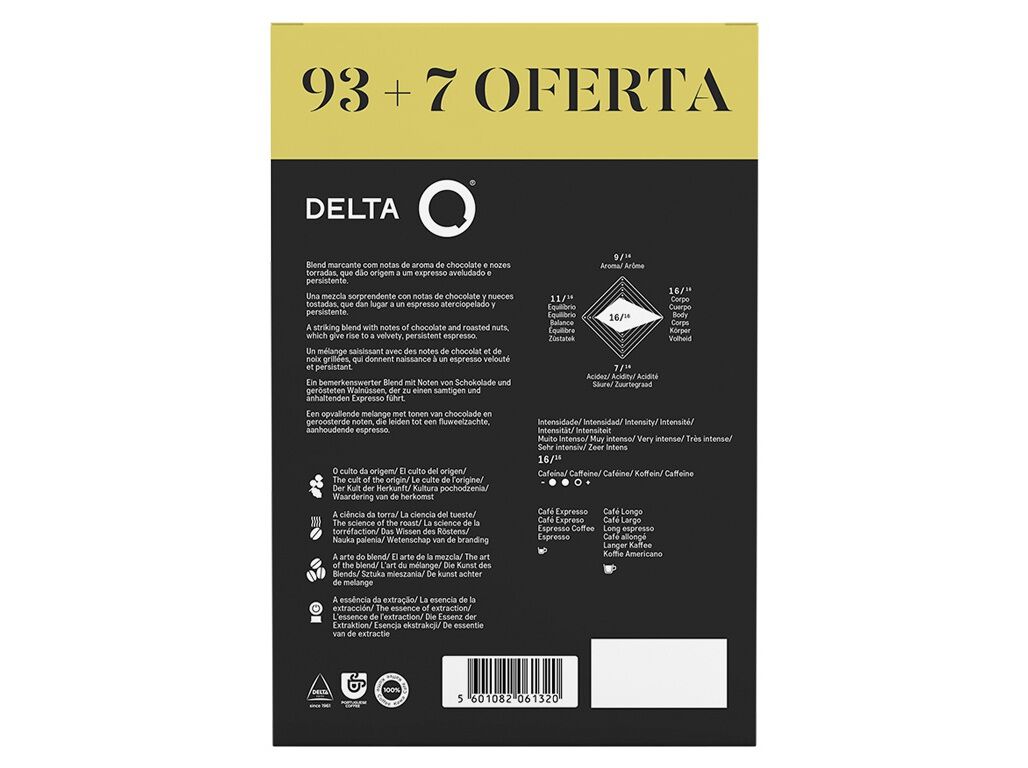 C&Aacute;PSULAS DELTA Q UNIQ PACK 93+7CAP image number 1