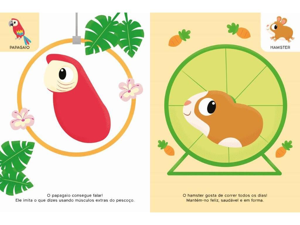 AUTOCOLANTES DIVERTIDOS ANIMAIS &Agrave; MINHA VOLTA image number 1