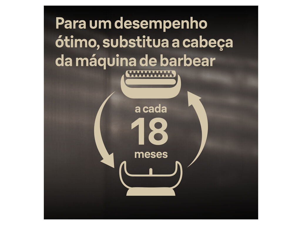 CABE&Ccedil;A SUBSTITUI&Ccedil;&Atilde;O PARA M&Aacute;QUINA DE BARBEAR BRAUN SERIES 9 94M image number 2