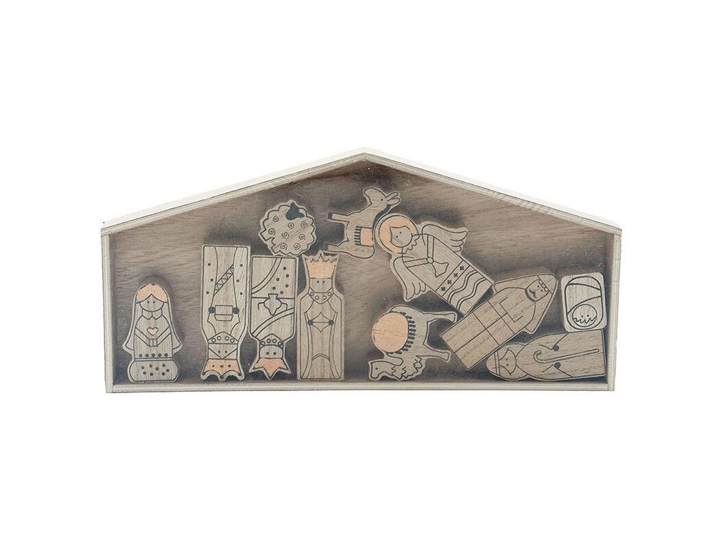 PRES&Eacute;PIO EM MADEIRA ACTUEL 29.5CM