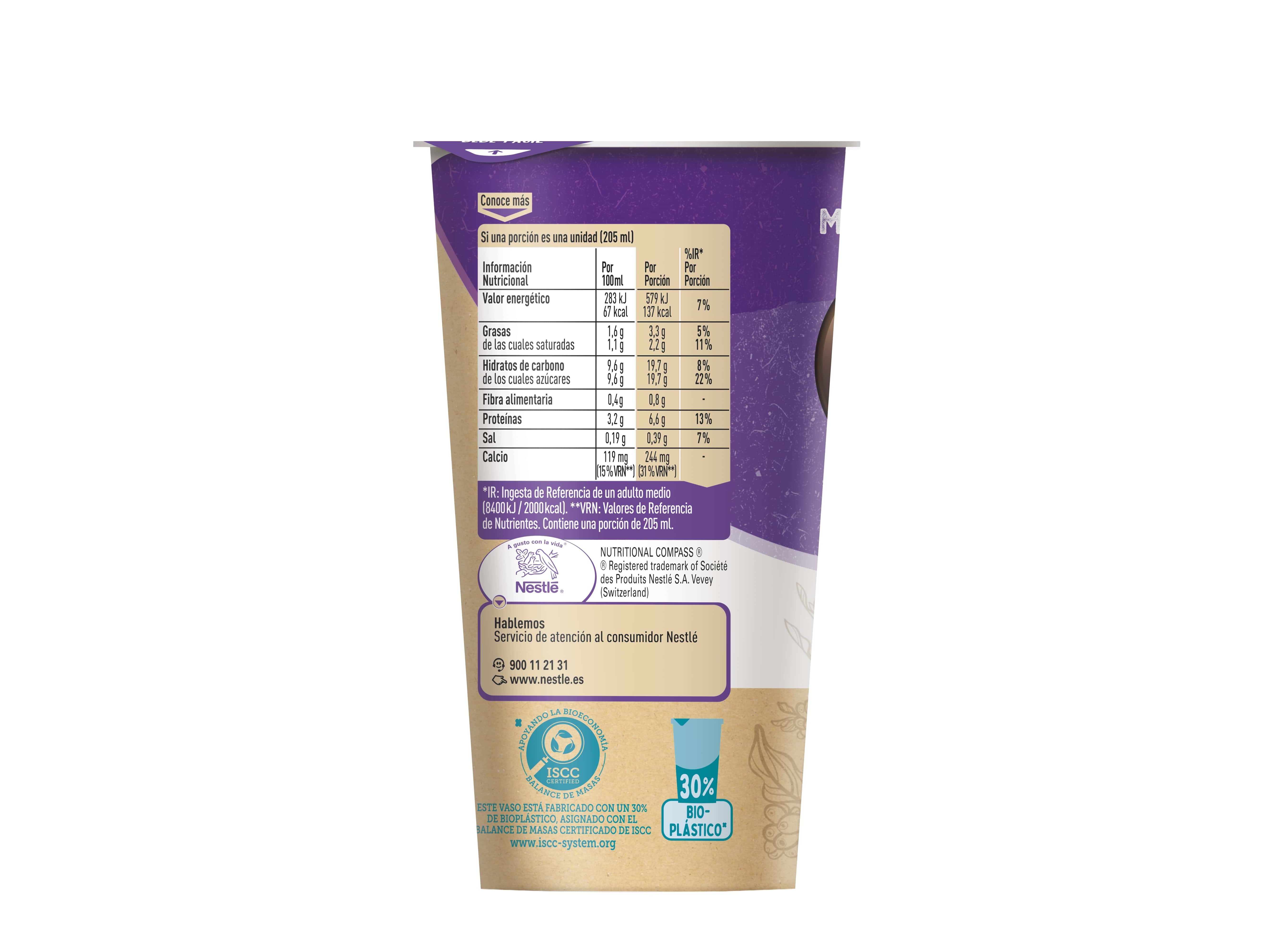 BEBIDA LACTEA NESCAF&Eacute; LATTE MACCHIATO 205ML image number 1