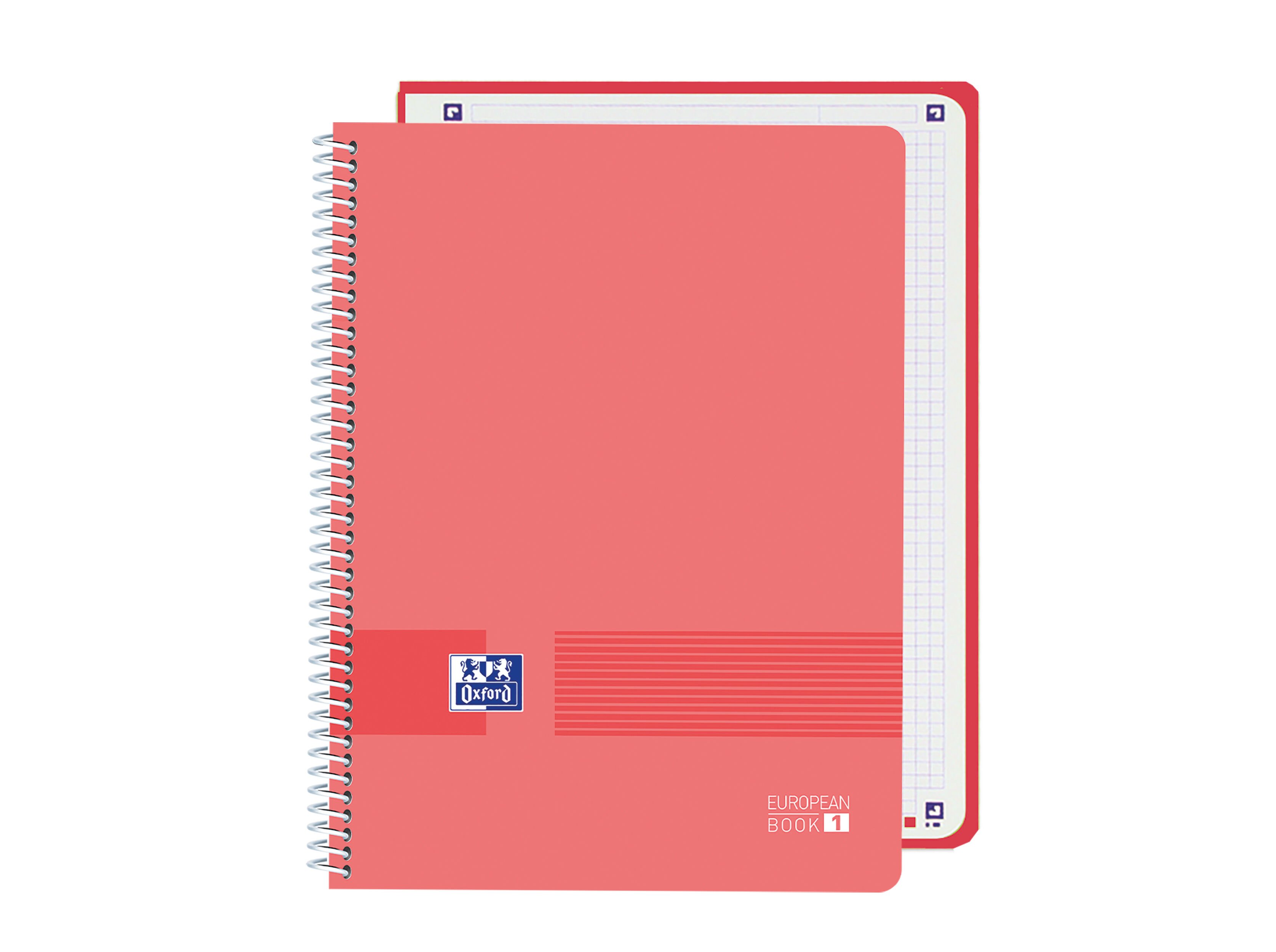 CADERNO ESPIRAL A4 QUADRICULADO POLIPPROPILENO OXFORD LIVE&GO 80 FOLHAS CORES SORTIDAS image number 6