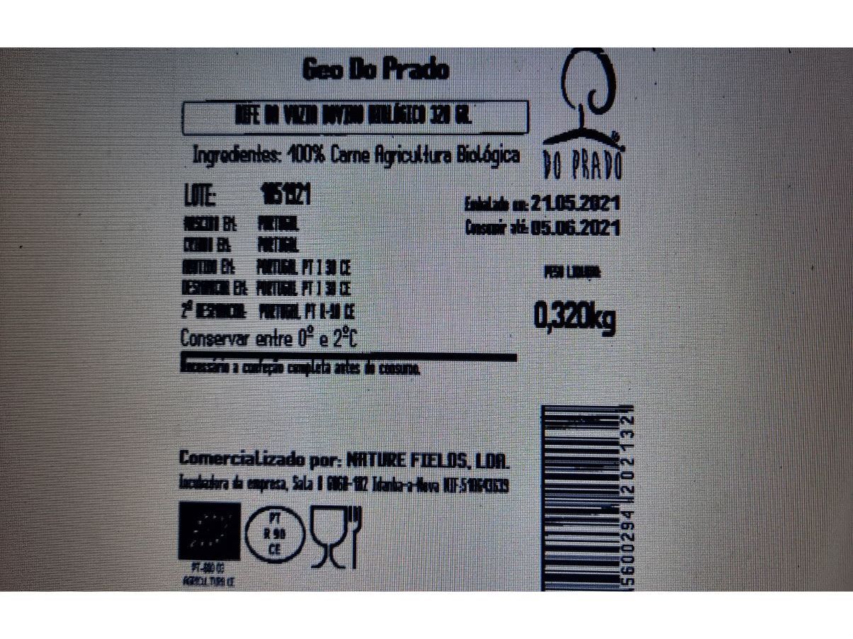 BIFE DO PRADO DA VAZIA GEO BIO 320G image number 1