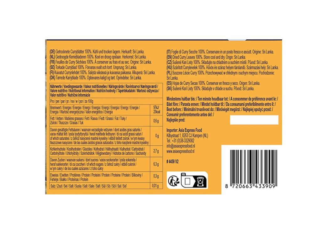 FOLHAS DE CARIL MEHEK SECAS 30G image number 1