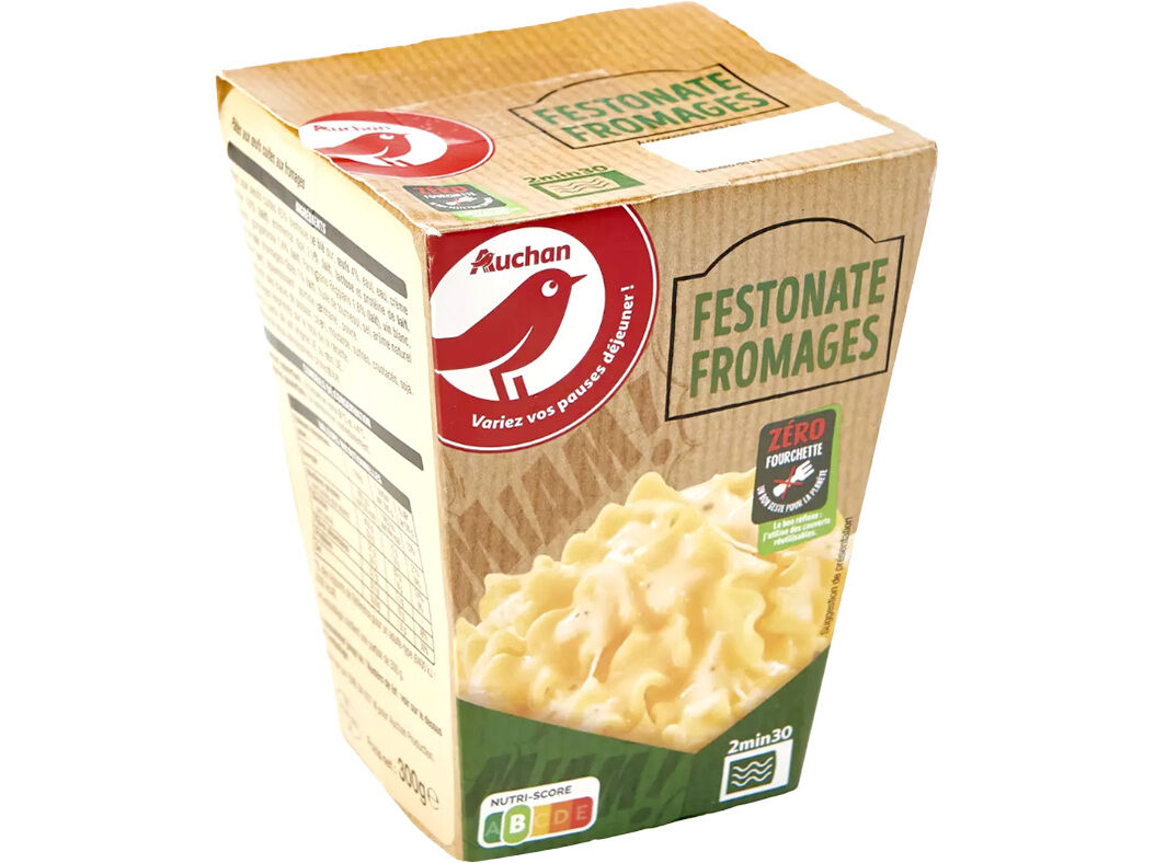 FUSILLI AUCHAN 4 QUEIJOS BOX 300 G image number 0