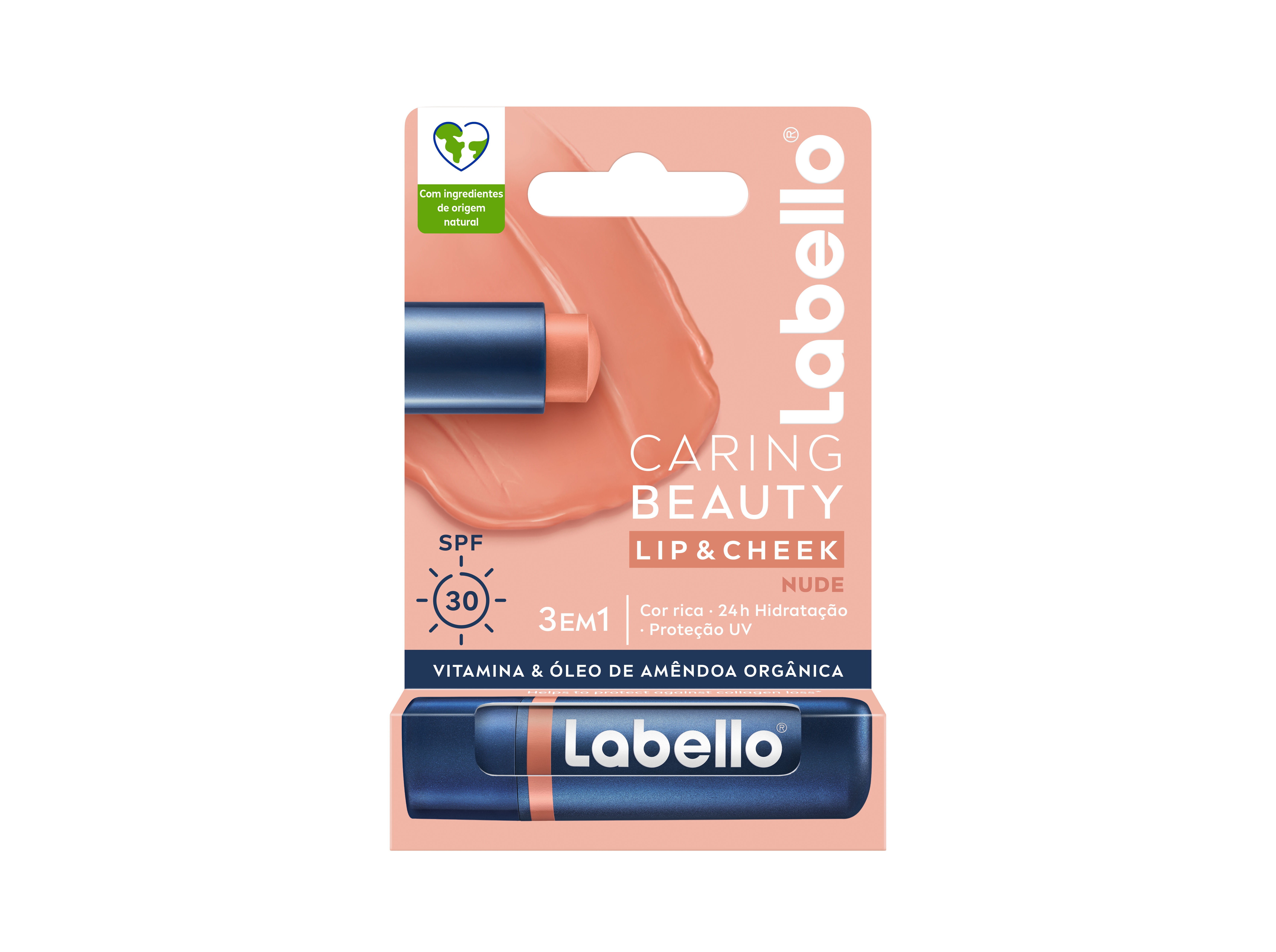 BATOM LABELLO CARING BEAUTY NUDE 1 UN image number 0