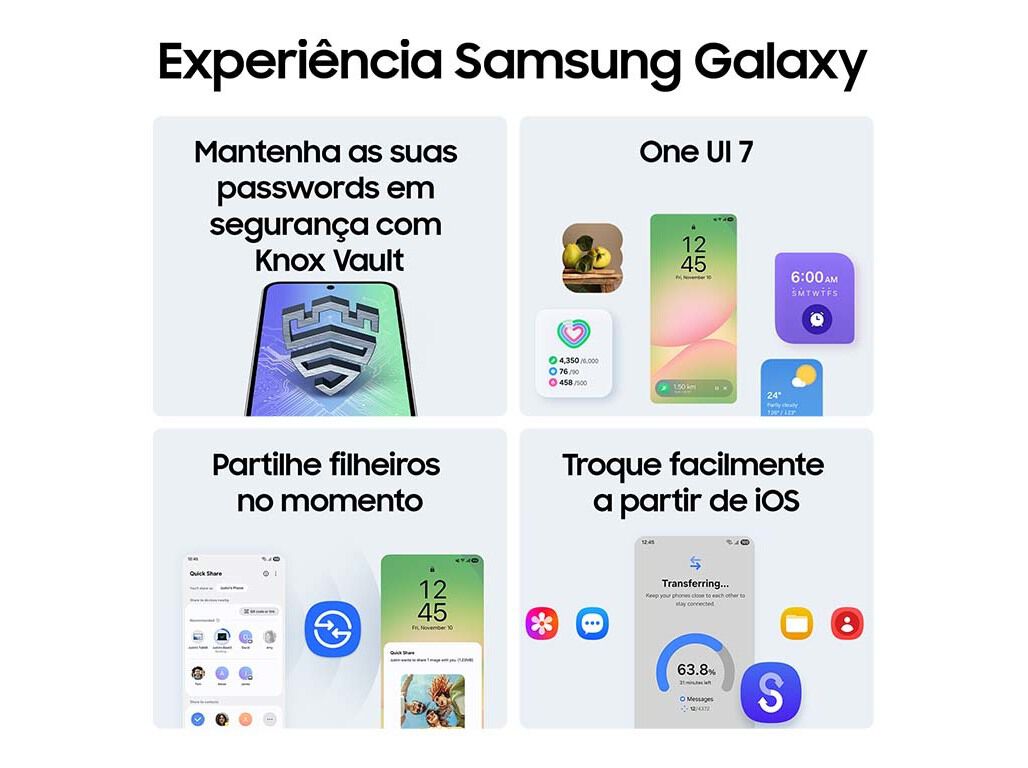 SMARTPHONE SAMSUNG GALAXY A56 5G 128GB PRETO image number 6