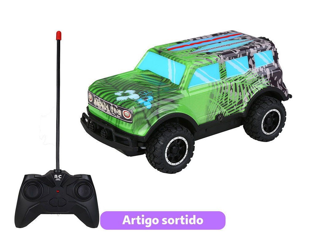 CARRO CROSS COUNTR ONE TWO FUN R/C 27MHZ 17CM MODELOS SORTIDOS image number 0