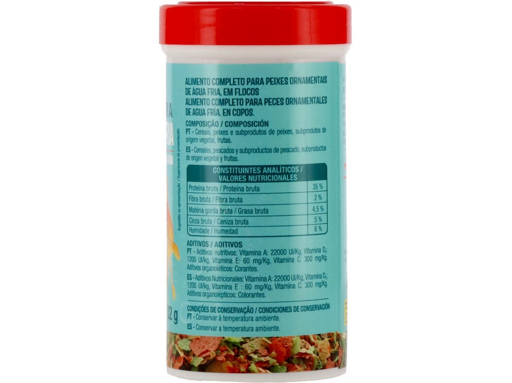 COMIDA PARA PEIXES AUCHAN &Aacute;GUA FRIA EM FLOCOS 32G image number 1