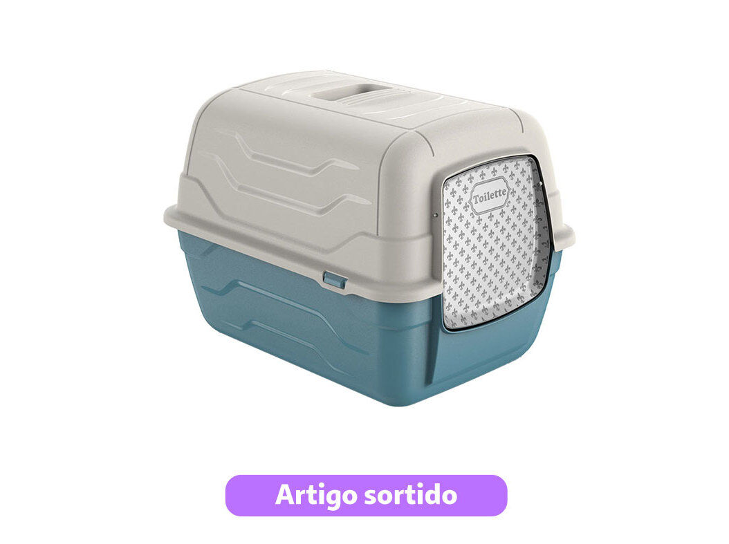 CASA TOILETTE PARA GATO MIMAU ROTO 52X40X40CM CORES SORTIDAS