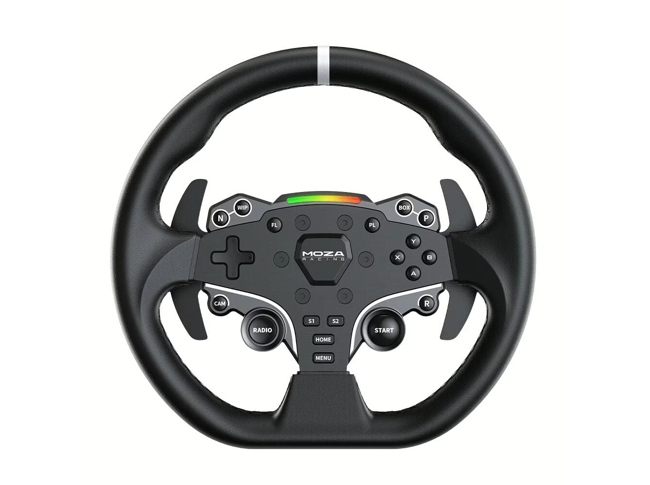 CONJUNTO MOZA RACING R5 BUNDLE BASE VOLANTE R5 + VOLANTE + PEDAIS + SUPORTE DE MESA image number 1