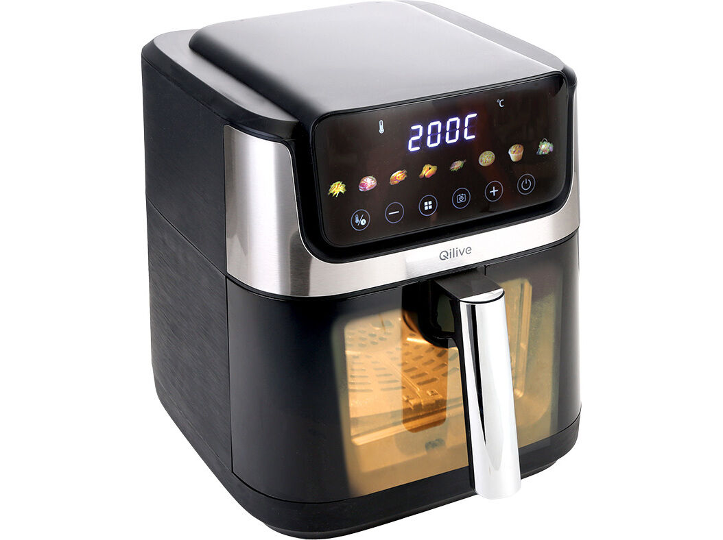 FRITADEIRA AIR FRYER QILIVE Q.5560 DUO HEAT DIGITAL 6.5L
